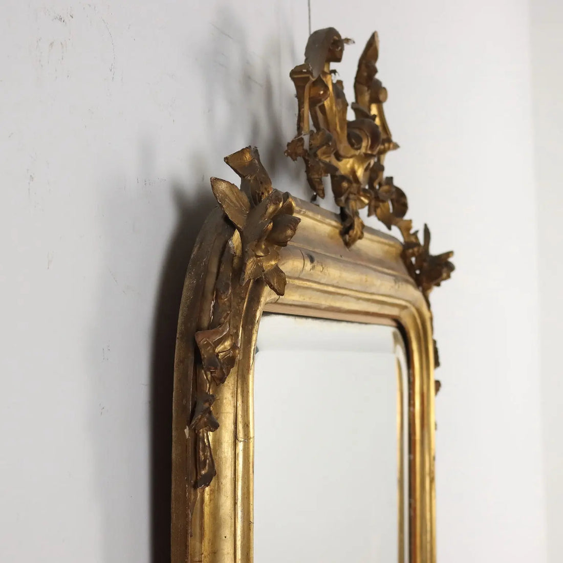 Antique Mirror Gilded Wood Lombardy XIX Century - Lombardy, Late XIX Century | Antiques | Mirrors & Frames