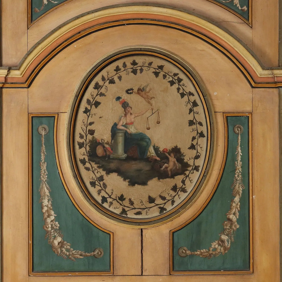 Antique Neoclassical Fireplace Poplar with Painting Italy '700 - Italy, Late XVIII - Early XIX Century | Antiques | Mirrors & Frames