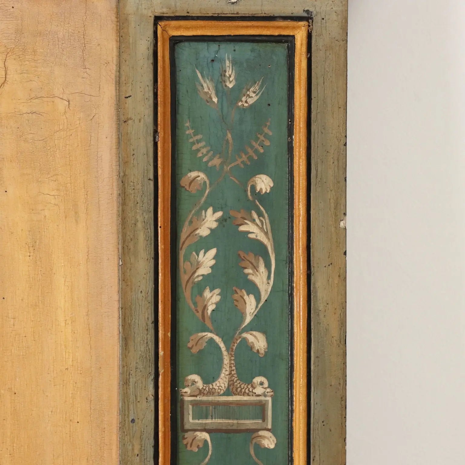 Antique Neoclassical Fireplace Poplar with Painting Italy '700 - Italy, Late XVIII - Early XIX Century | Antiques | Mirrors & Frames