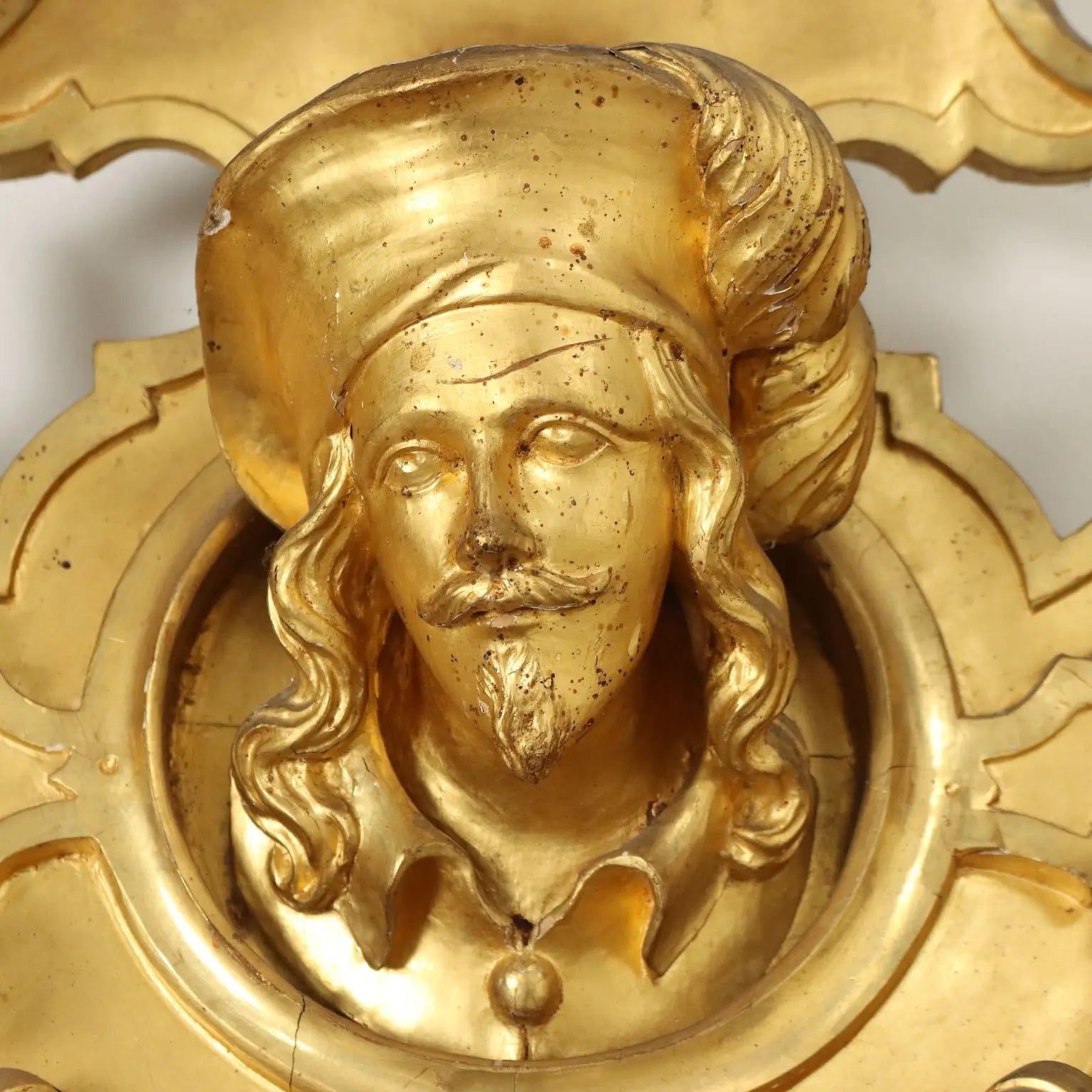 Large Gilt Umbertine Mirror 19th Century