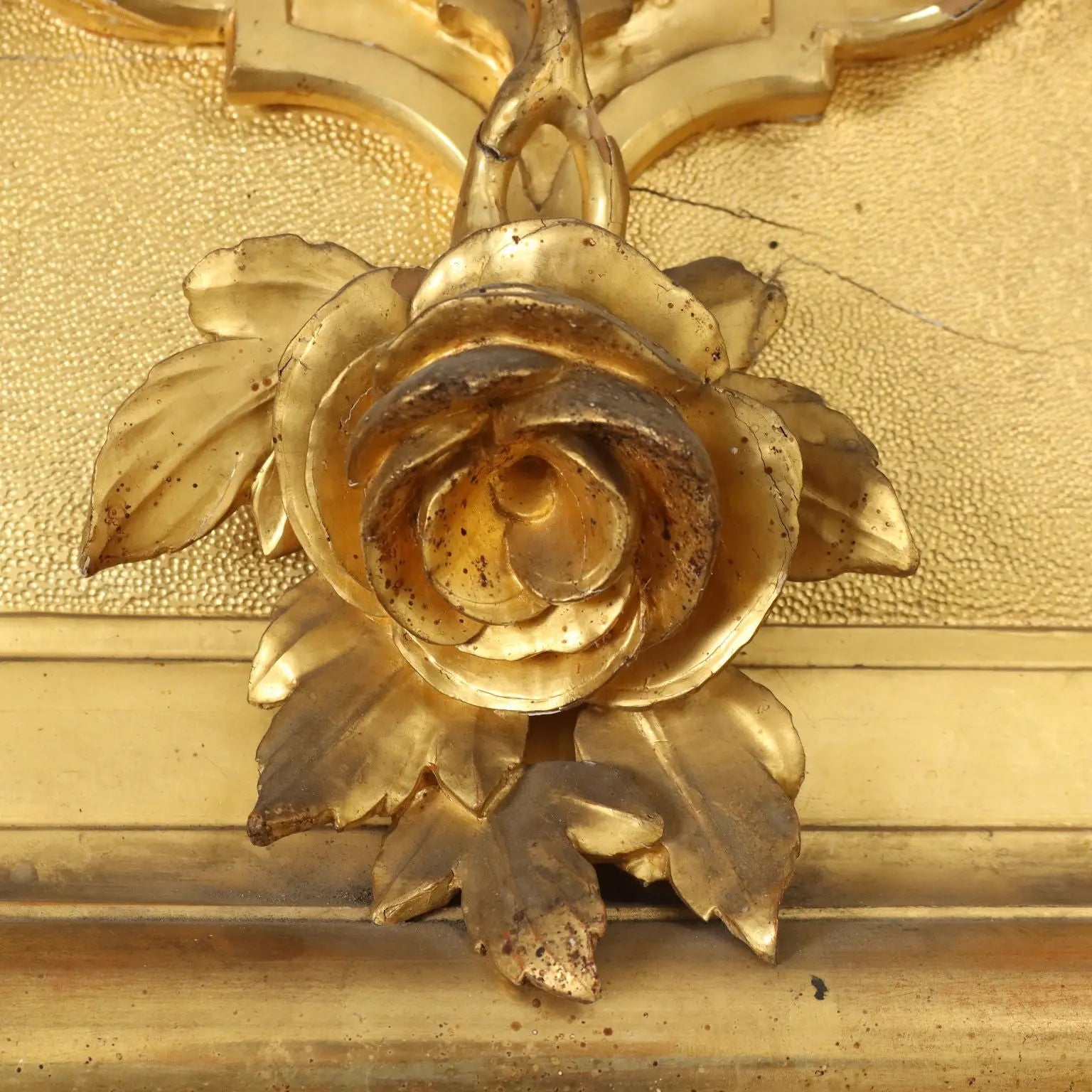 Large Gilt Umbertine Mirror 19th Century
