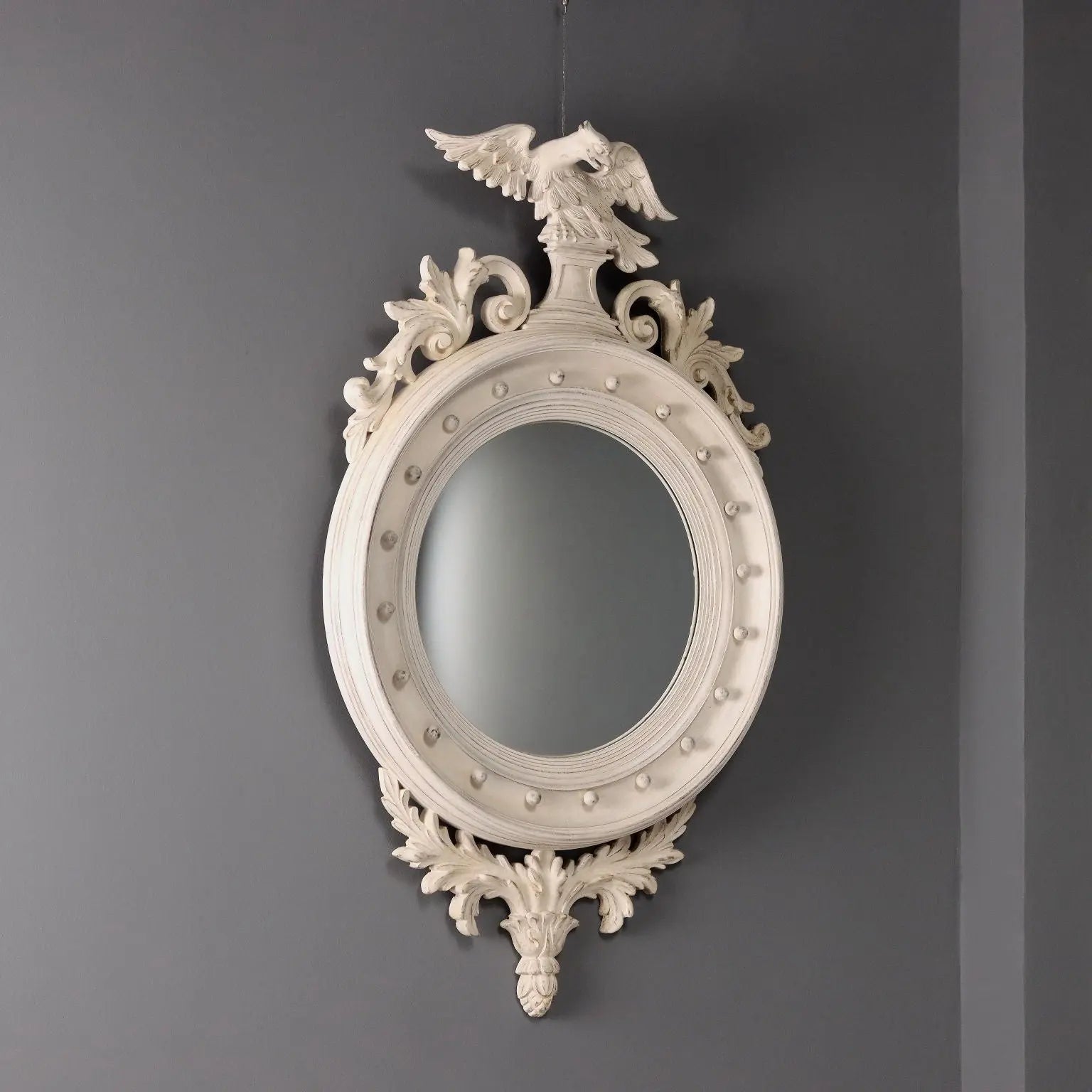 Antique Mirror Regency Style Lacquered Wood Glass XX Century - England, Early XX Century | Antiques | Mirrors & Frames