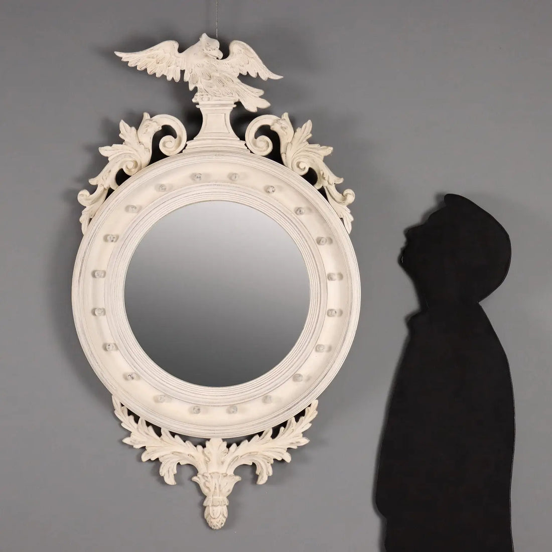 Antique Mirror Regency Style Lacquered Wood Glass XX Century - England, Early XX Century | Antiques | Mirrors & Frames