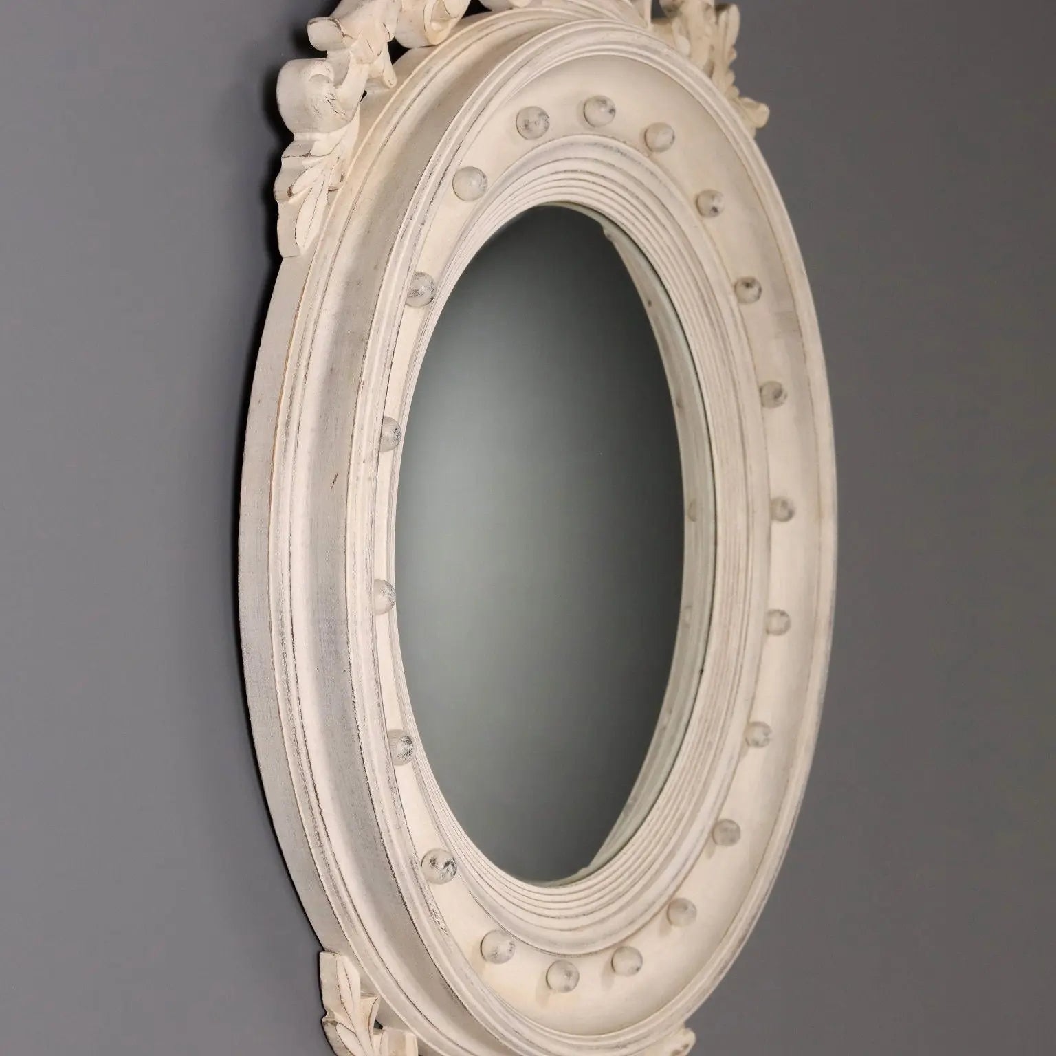 Antique Mirror Regency Style Lacquered Wood Glass XX Century - England, Early XX Century | Antiques | Mirrors & Frames