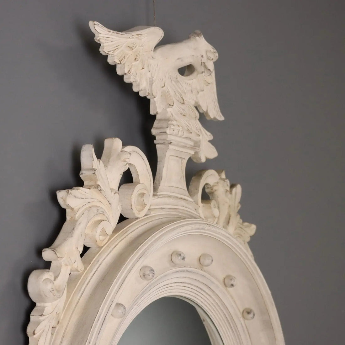 Antique Mirror Regency Style Lacquered Wood Glass XX Century - England, Early XX Century | Antiques | Mirrors & Frames