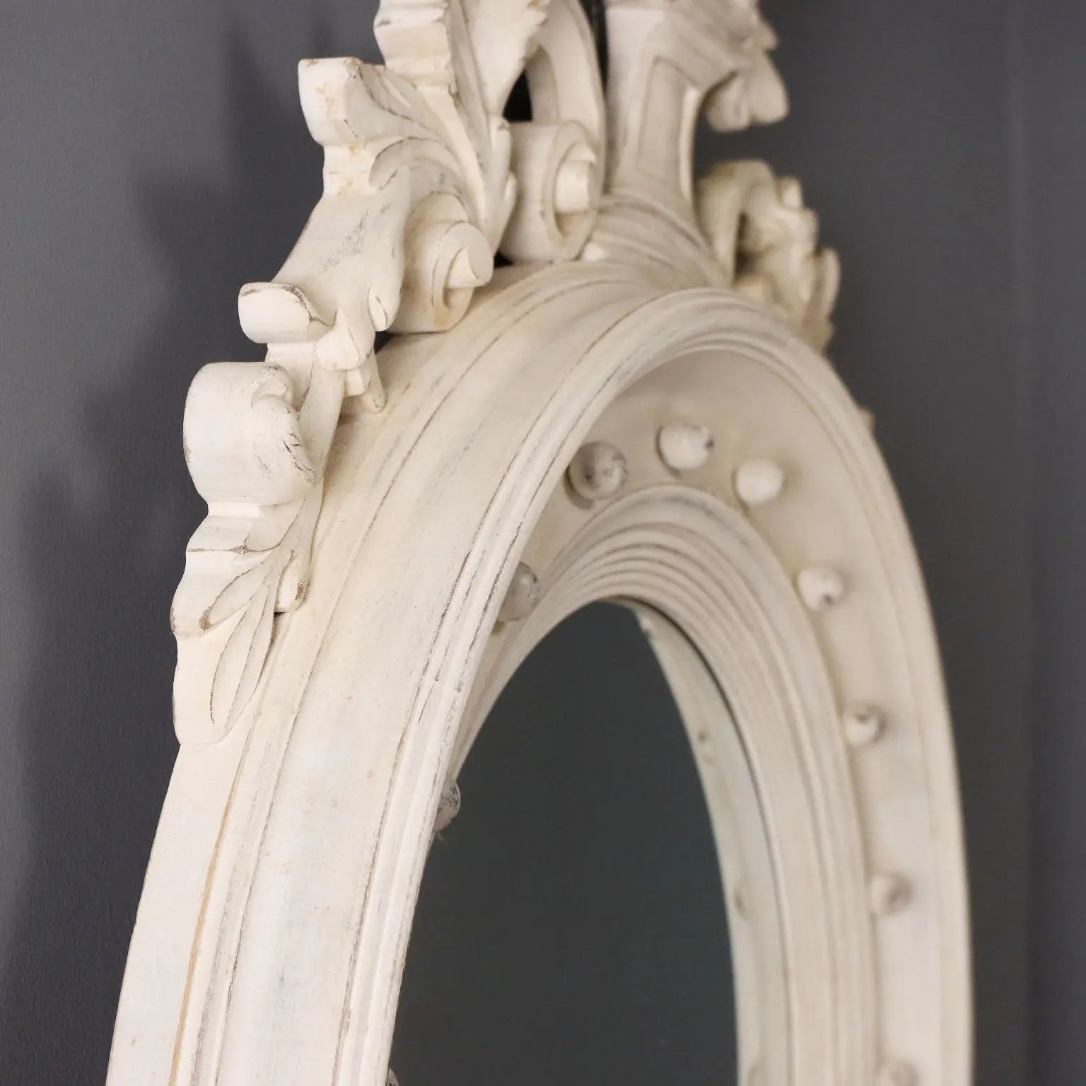 Antique Mirror Regency Style Lacquered Wood Glass XX Century - England, Early XX Century | Antiques | Mirrors & Frames
