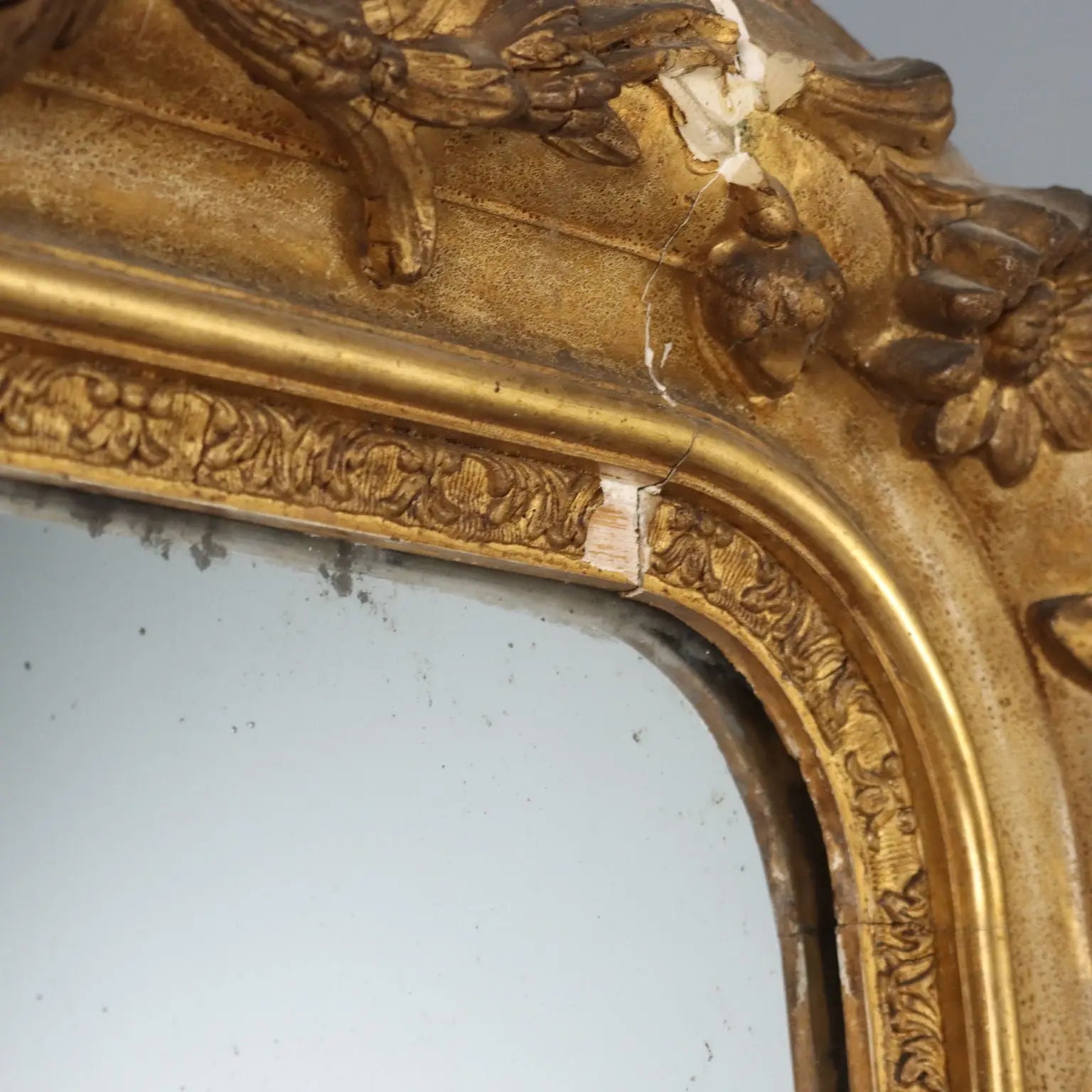 Antique Mirror Gilded Carved Wood France XIX Century - France, Late XIX Century | Antiques | Mirrors & Frames