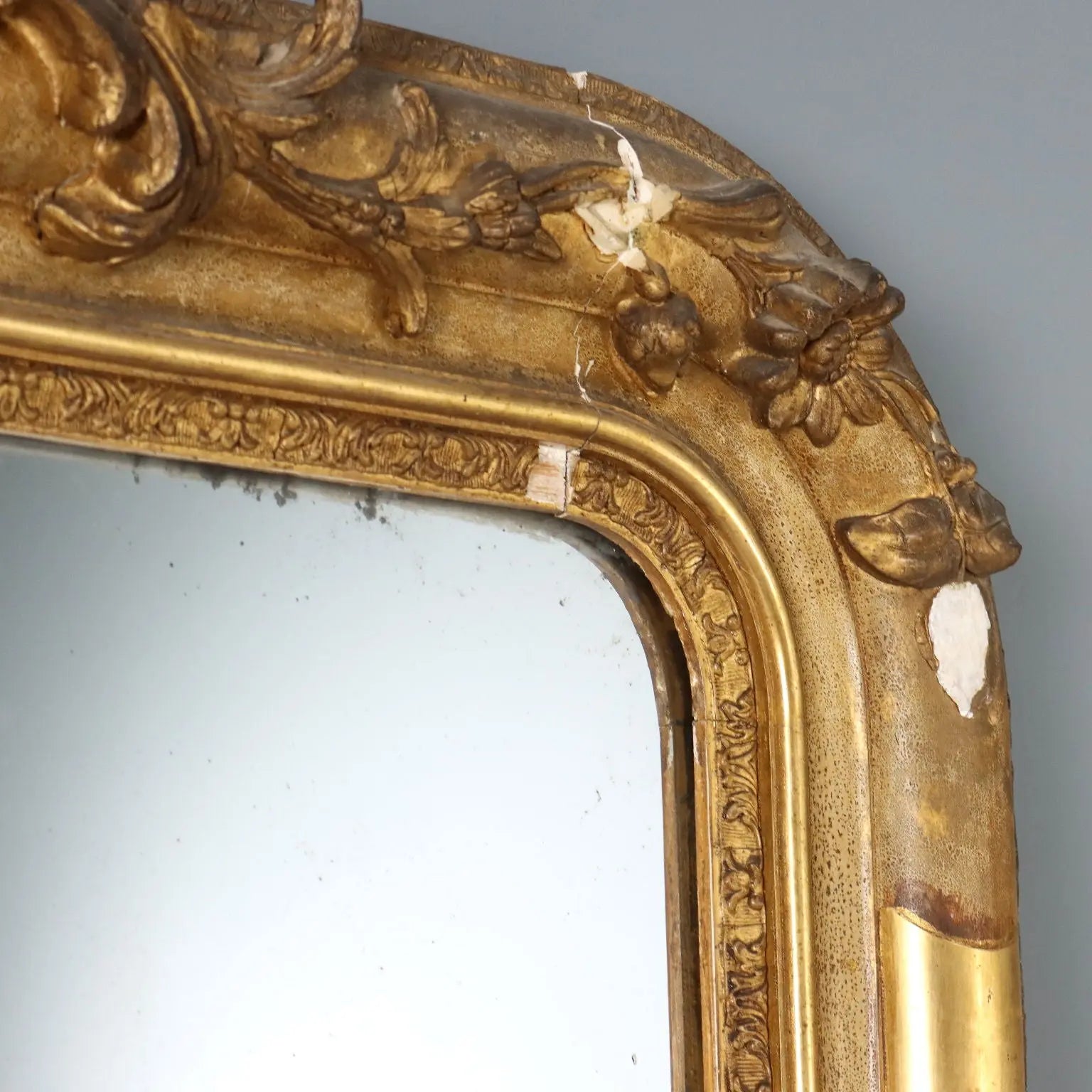 Antique Mirror Gilded Carved Wood France XIX Century - France, Late XIX Century | Antiques | Mirrors & Frames