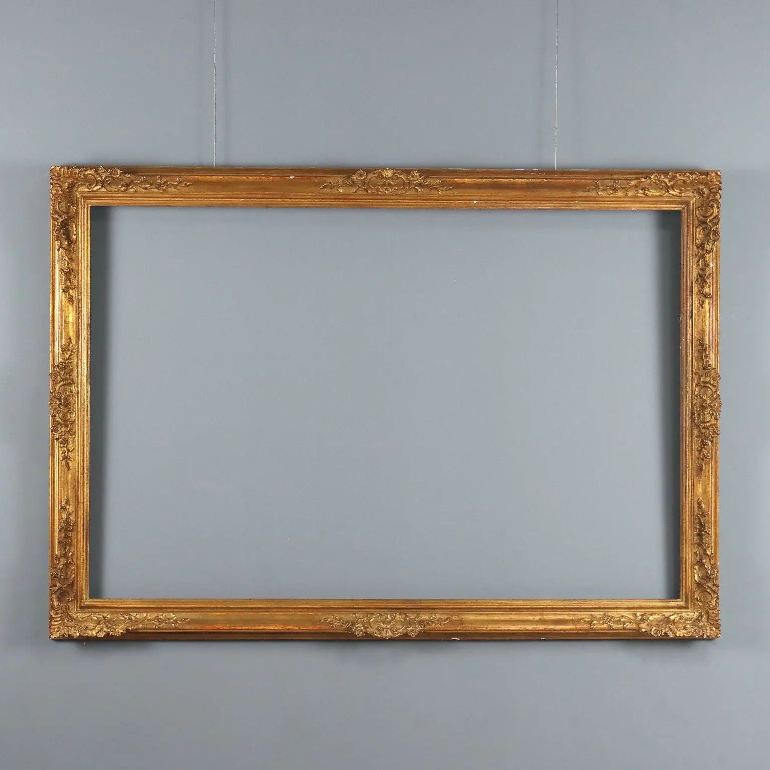 Antique Mirror Gilded Carved Wood Italy XX Century - Italy, XX Century | Antiques | Mirrors & Frames