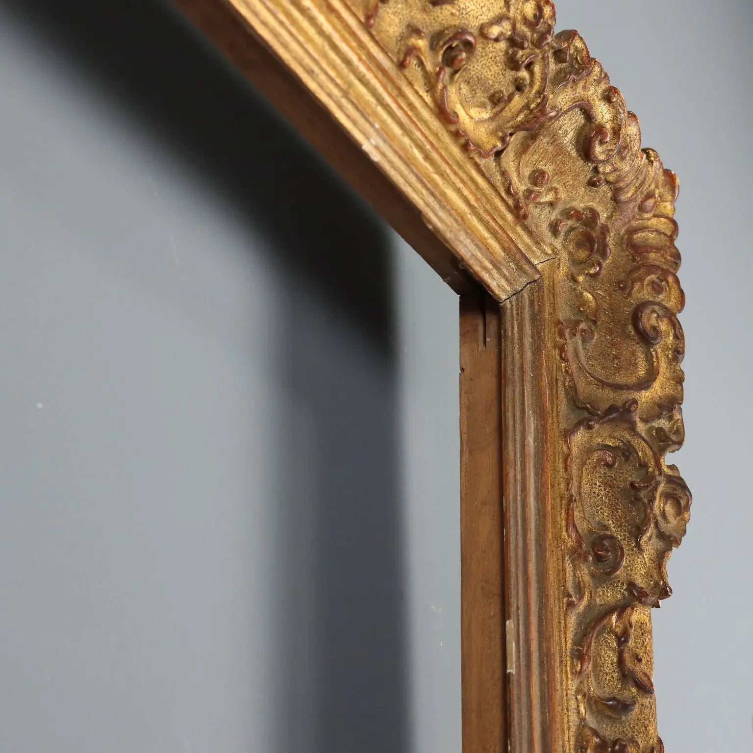 Antique Mirror Gilded Carved Wood Italy XX Century - Italy, XX Century | Antiques | Mirrors & Frames