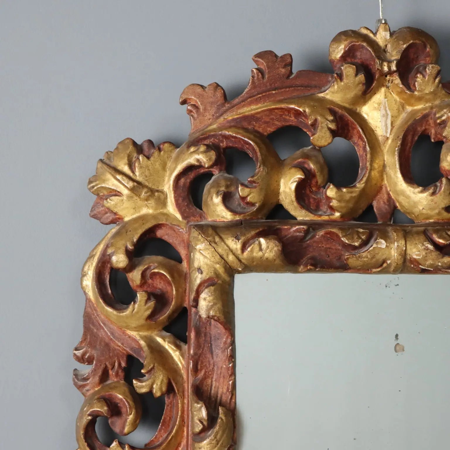 Antique Baroque Frame Carved Wood Italy XVII Century - Italy, XVII Century | Antiques | Mirrors & Frames