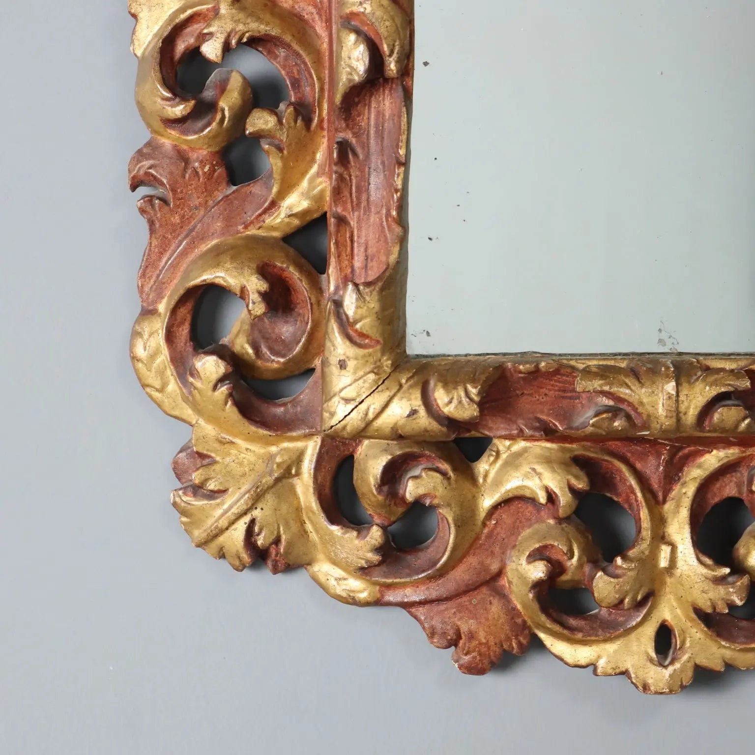 Antique Baroque Frame Carved Wood Italy XVII Century - Italy, XVII Century | Antiques | Mirrors & Frames