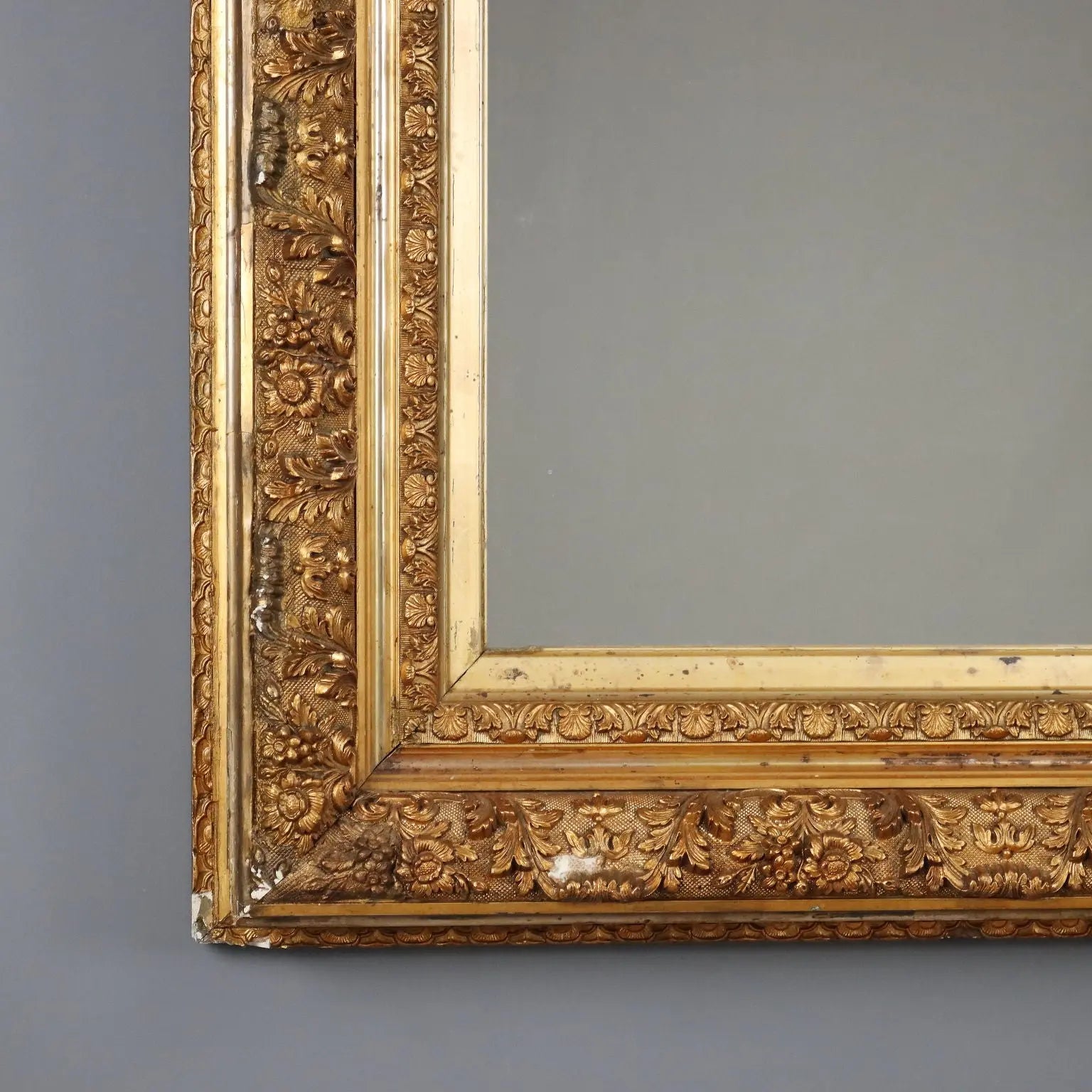 Antique Mirror Carved Gilded Wood Italy XIX Century - Italy, Late XIX Century | Antiques | Mirrors & Frames