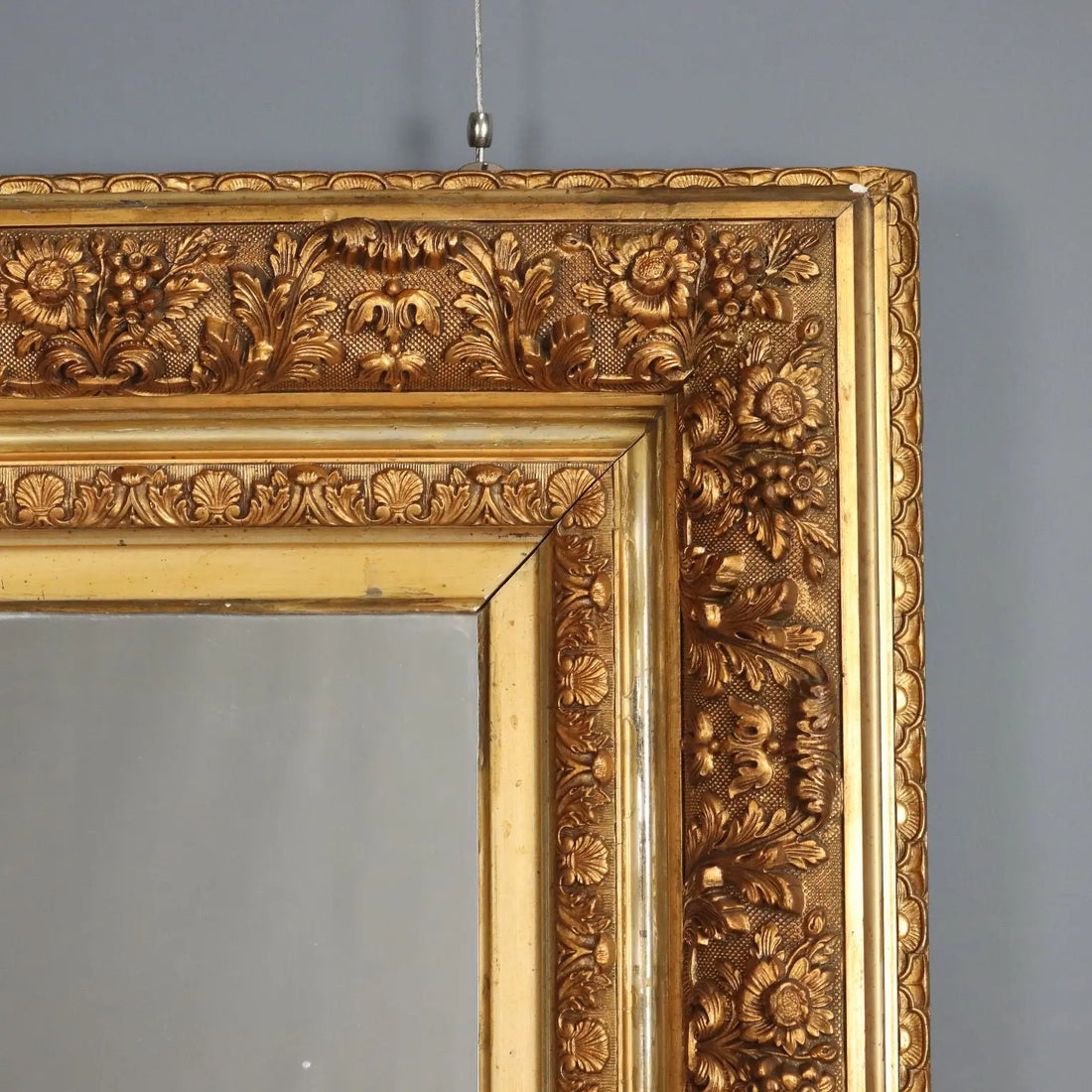 Antique Mirror Carved Gilded Wood Italy XIX Century - Italy, Late XIX Century | Antiques | Mirrors & Frames