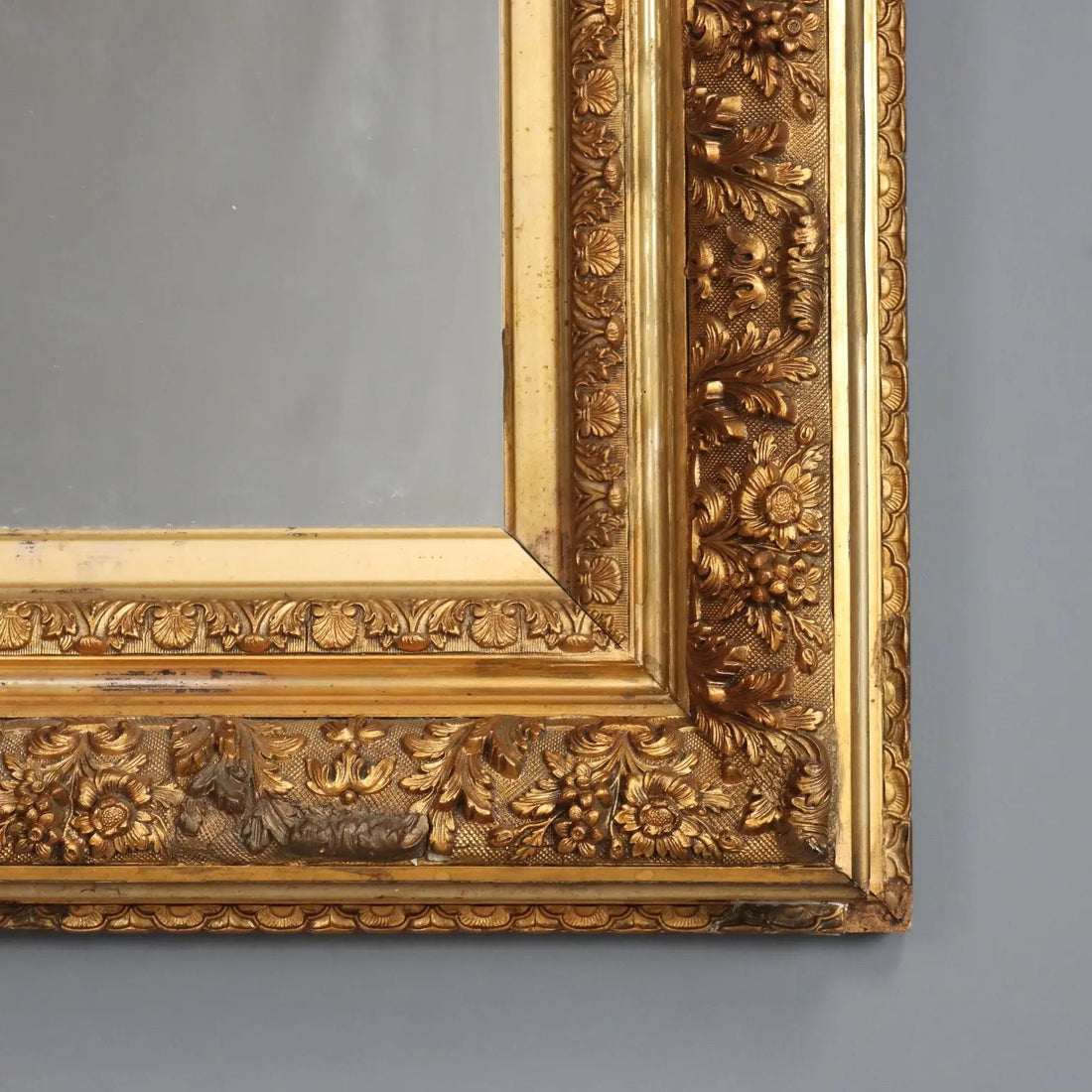 Antique Mirror Carved Gilded Wood Italy XIX Century - Italy, Late XIX Century | Antiques | Mirrors & Frames