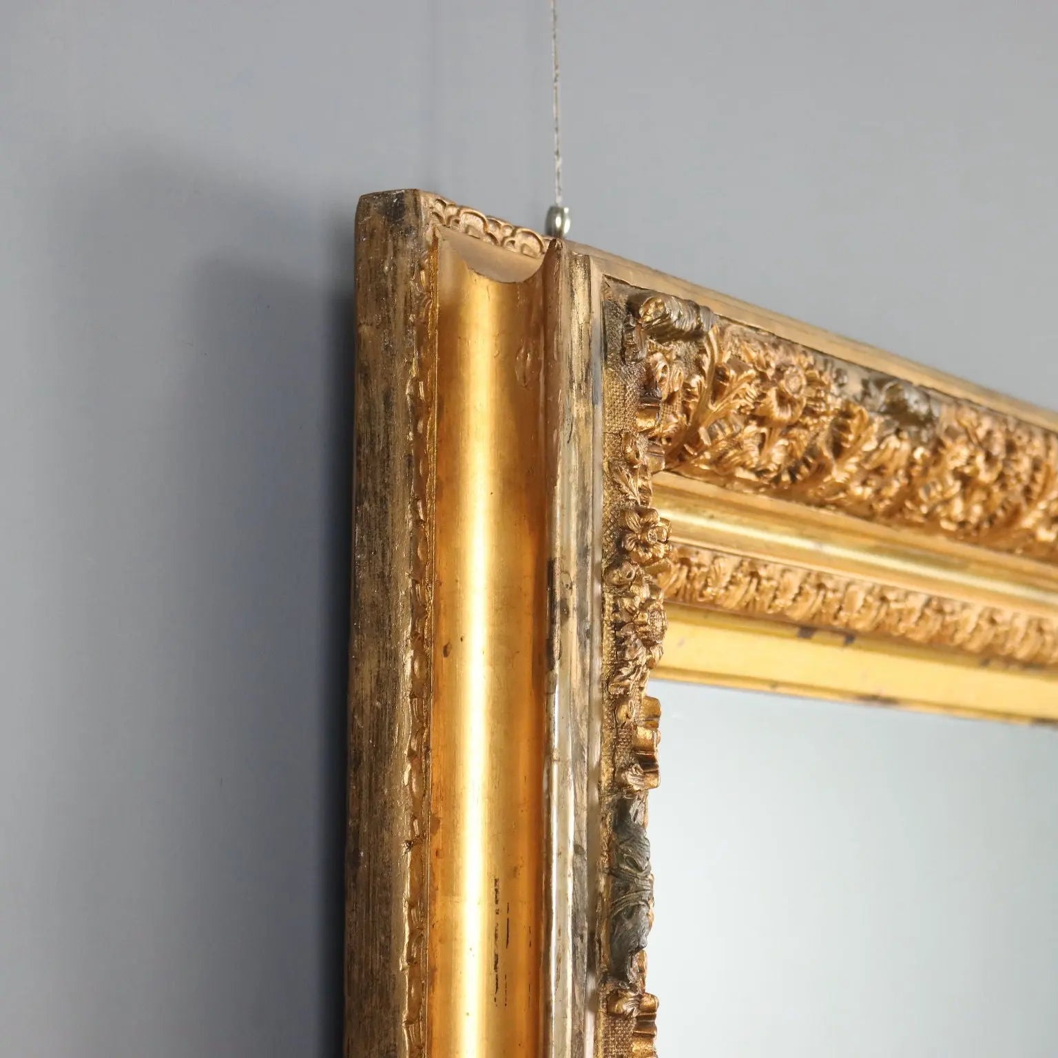 Antique Mirror Carved Gilded Wood Italy XIX Century - Italy, Late XIX Century | Antiques | Mirrors & Frames
