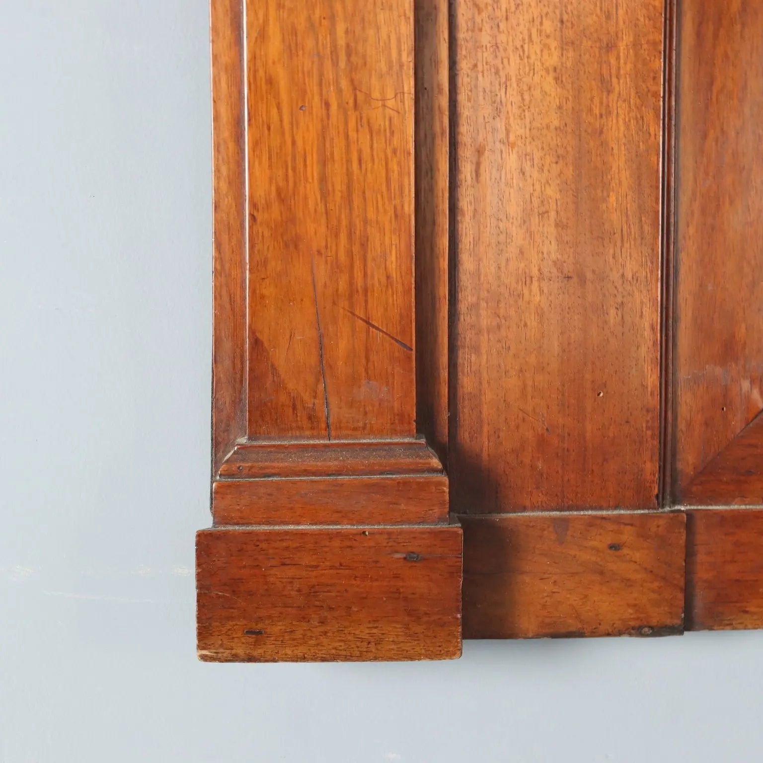 Antique Empire Fireplace Walnut Glass Decorations XIX Century - Italy, Mid XIX Century | Antiques | Mirrors & Frames