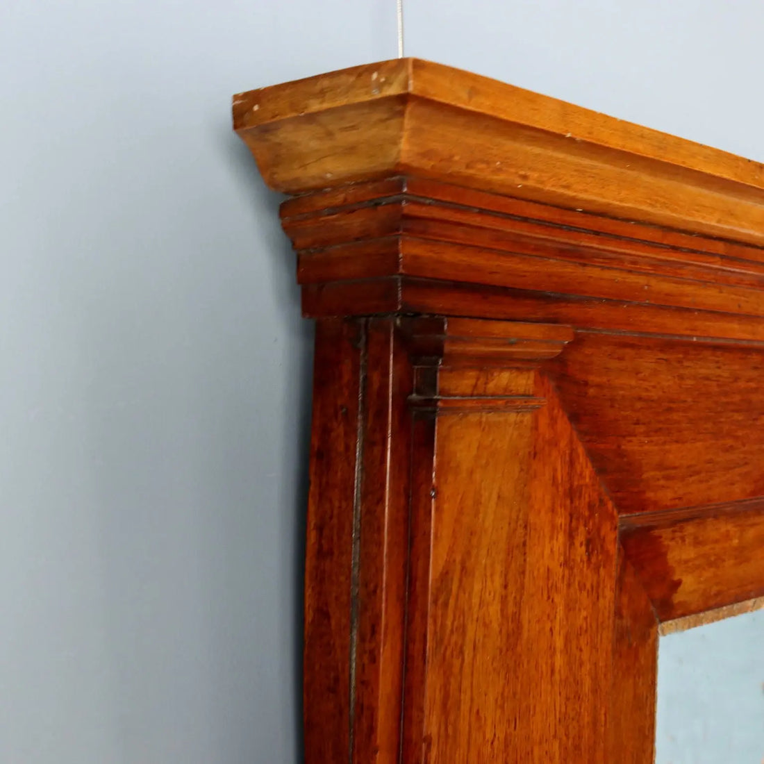 Antique Empire Fireplace Walnut Glass Decorations XIX Century - Italy, Mid XIX Century | Antiques | Mirrors & Frames