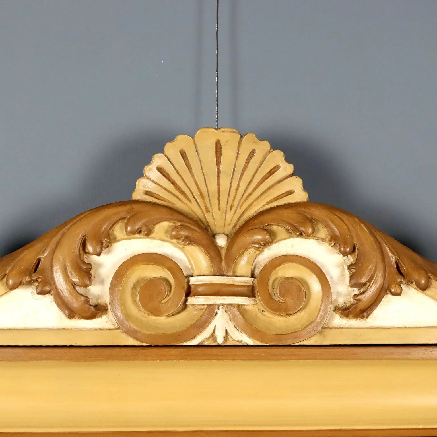 Antique Mirror Lacquered Carved Wood Italy XIX Century - Italy, XIX Century | Antiques | Mirrors & Frames