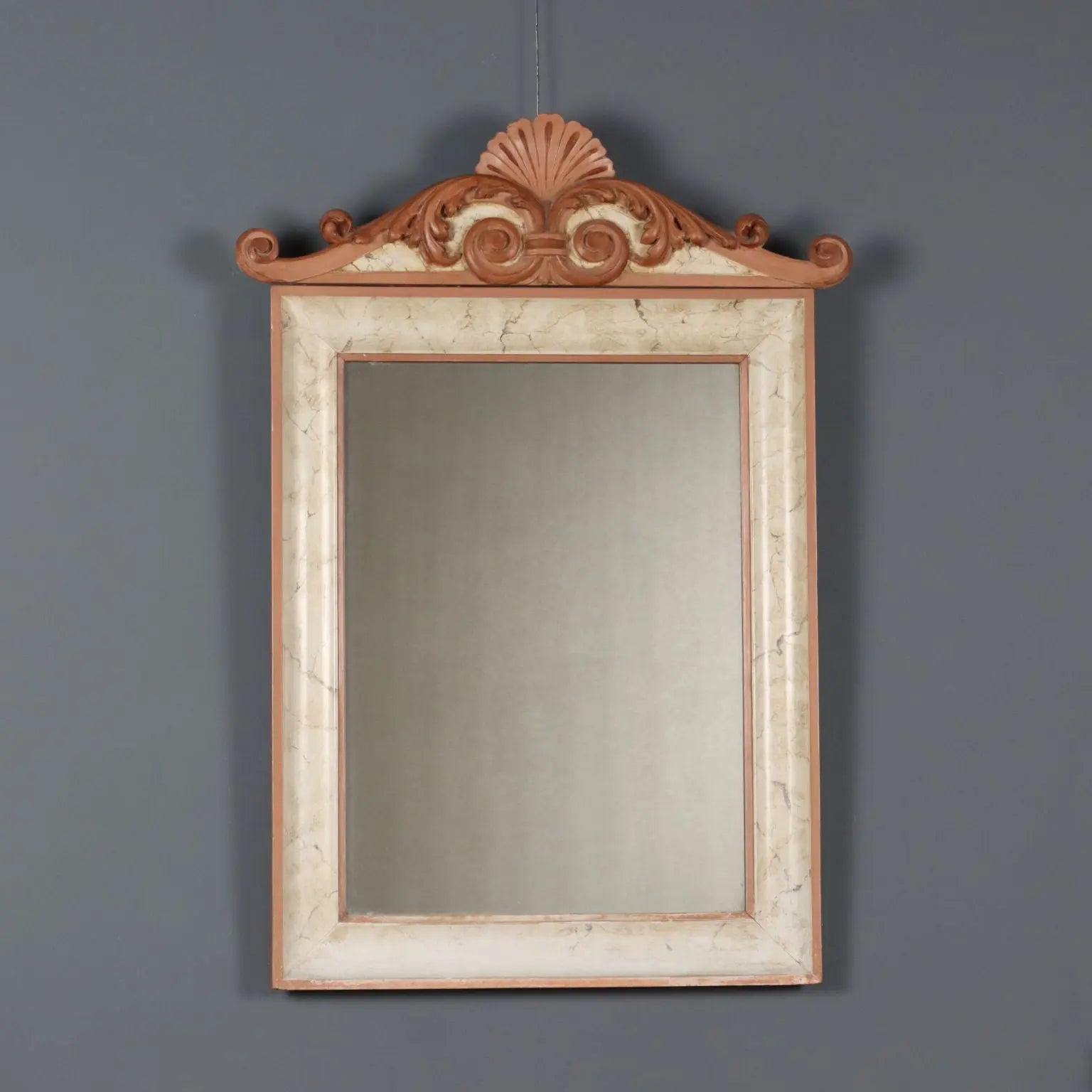 Antique Mirror Lacquered Wood Carvings Italy XIX Century - Italy, XIX Century | Antiques | Mirrors & Frames
