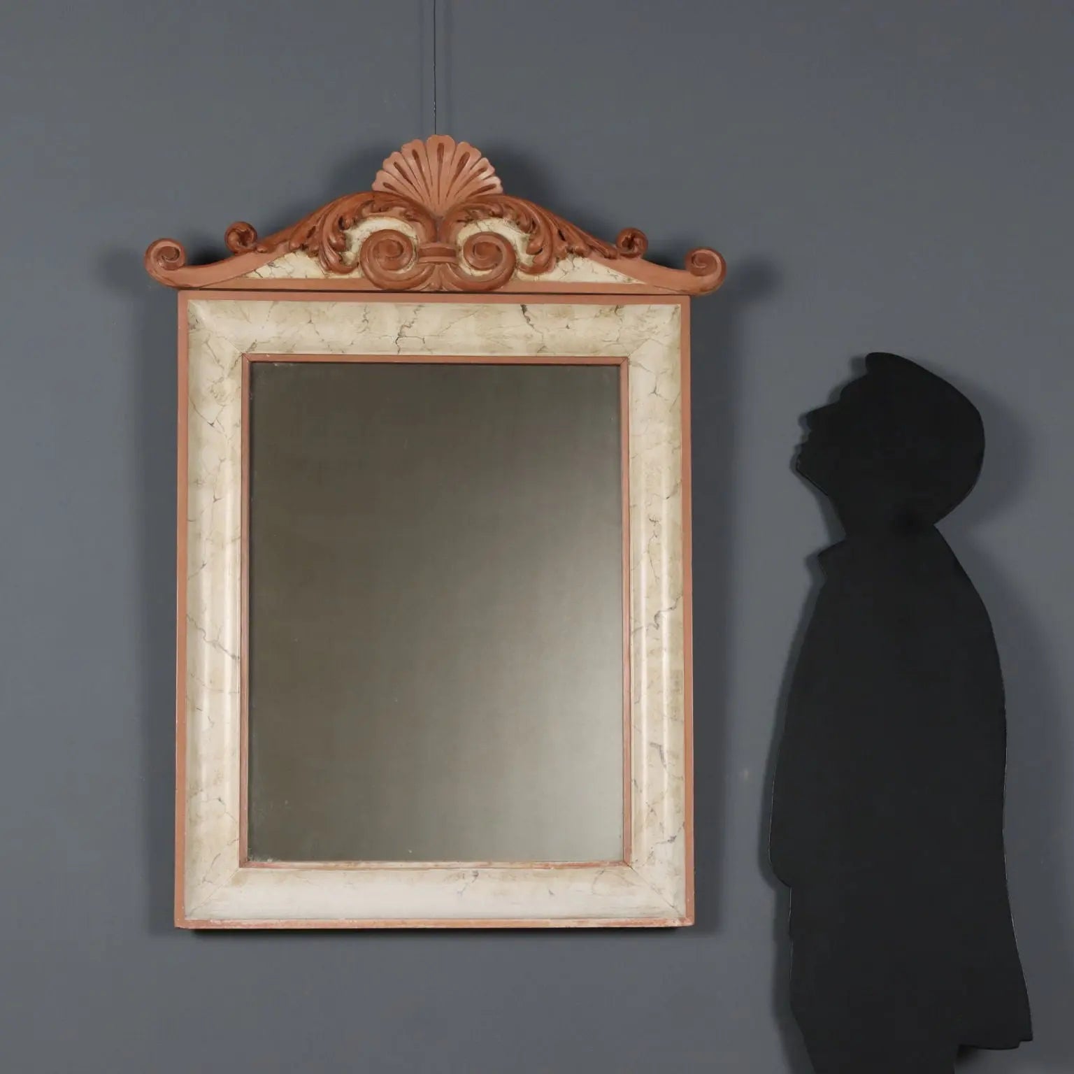 Antique Mirror Lacquered Wood Carvings Italy XIX Century - Italy, XIX Century | Antiques | Mirrors & Frames