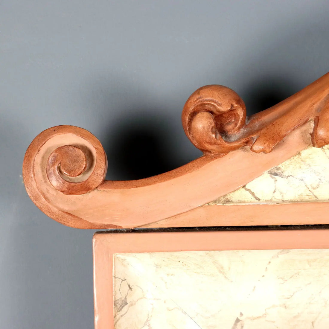 Antique Mirror Lacquered Wood Carvings Italy XIX Century - Italy, XIX Century | Antiques | Mirrors & Frames