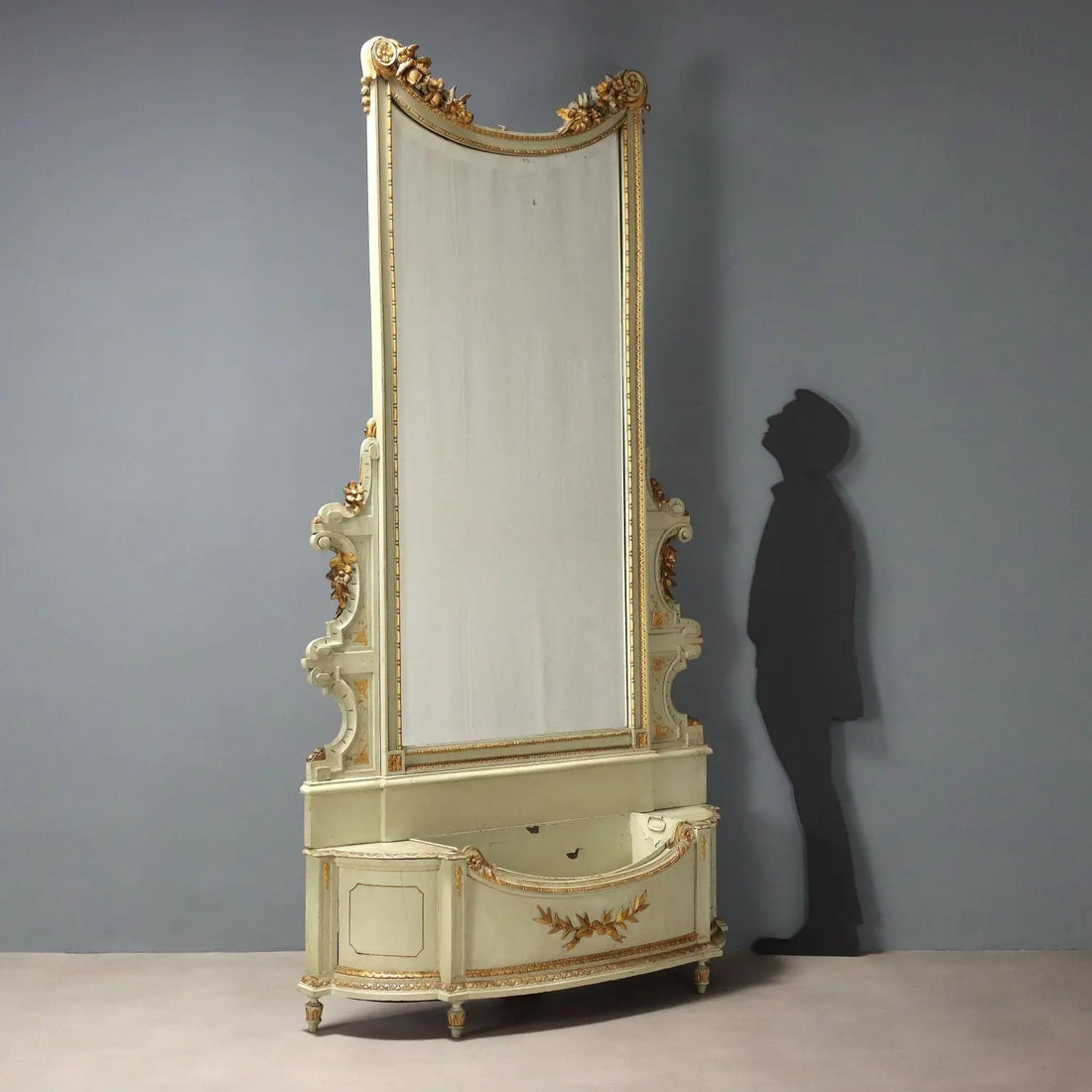 Antique Mirror Neoclassical Style Lacquered Wood XIX Century - Italy, Late XIX Century | Antiques | Mirrors & Frames