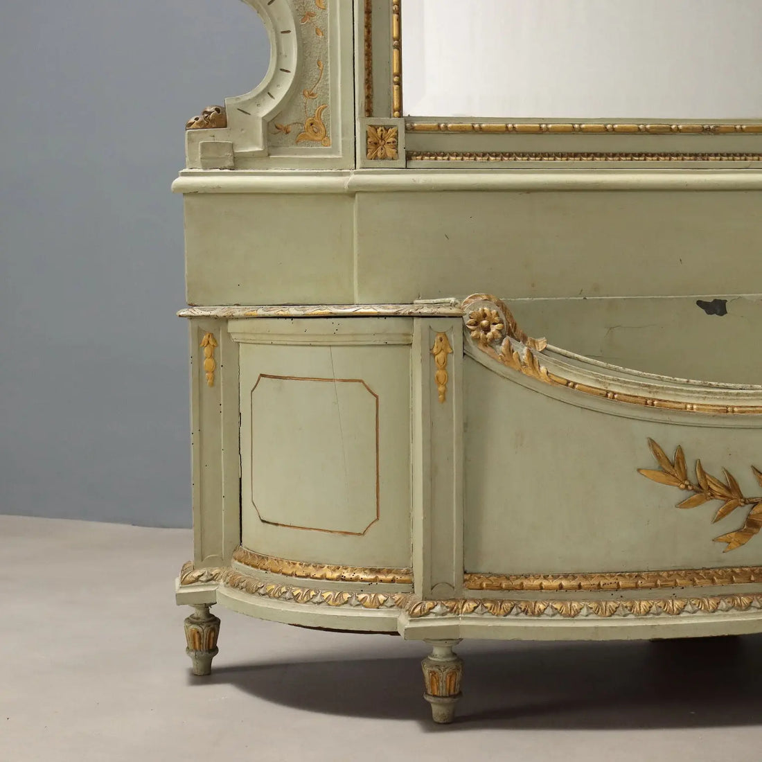 Antique Mirror Neoclassical Style Lacquered Wood XIX Century - Italy, Late XIX Century | Antiques | Mirrors & Frames