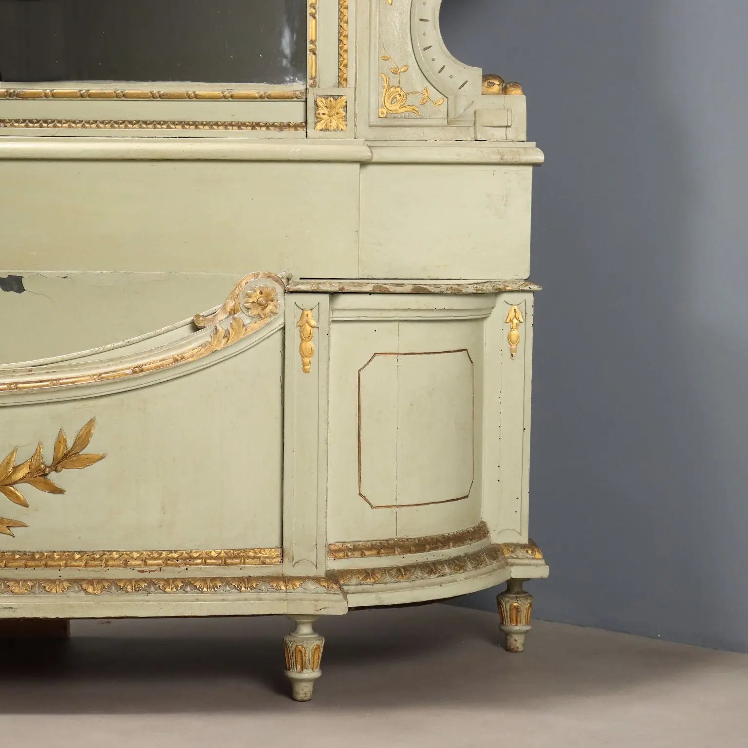 Antique Mirror Neoclassical Style Lacquered Wood XIX Century - Italy, Late XIX Century | Antiques | Mirrors & Frames