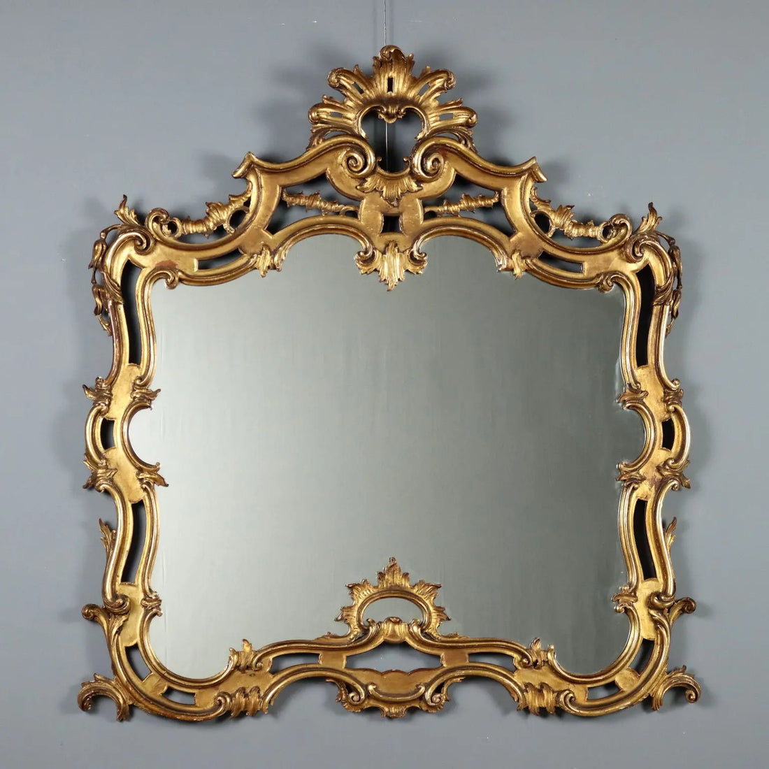 Antique Mirror Carved Gilded Wood Italy Early XX Century - Italy, Early XX Century | Antiques | Mirrors & Frames
