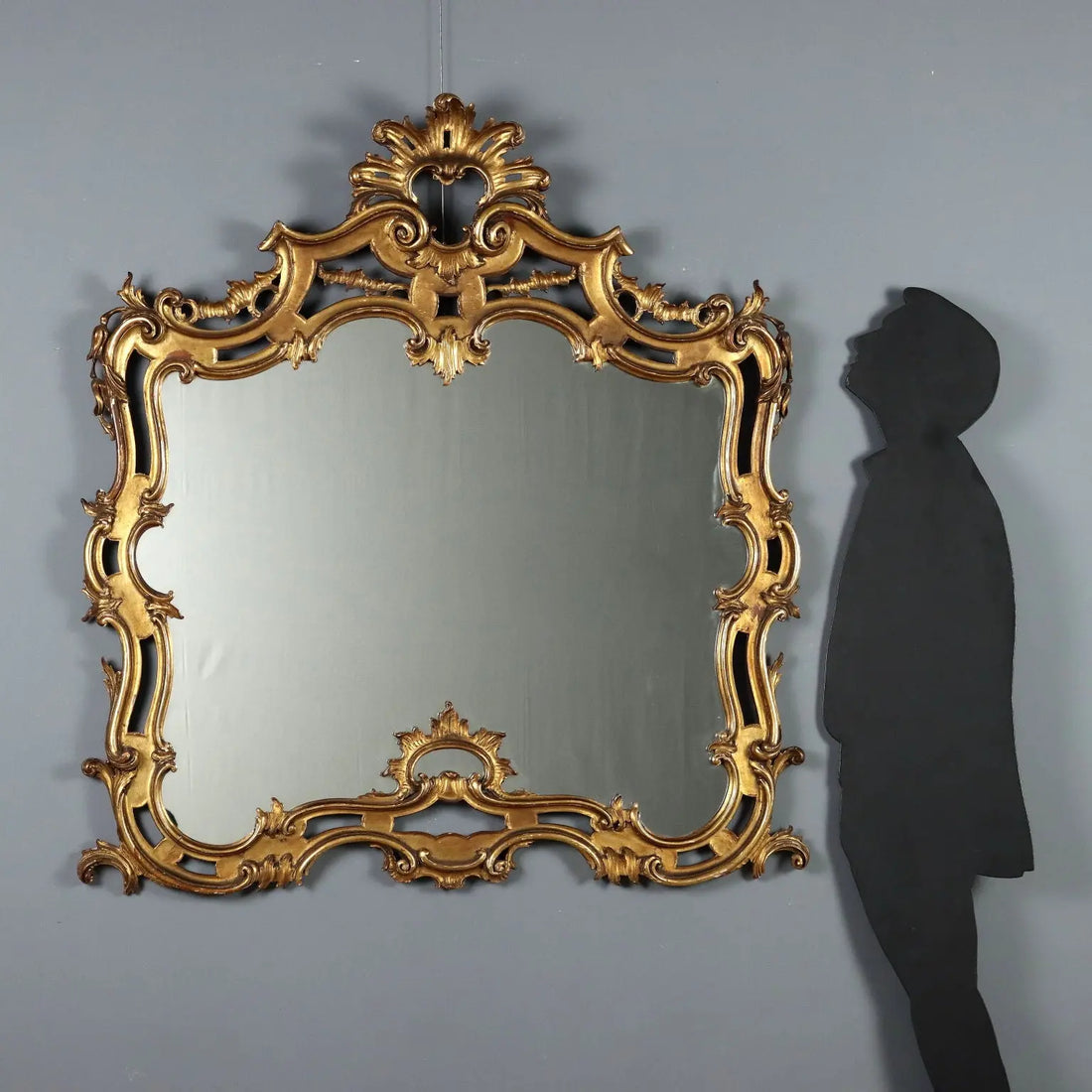 Antique Mirror Carved Gilded Wood Italy Early XX Century - Italy, Early XX Century | Antiques | Mirrors & Frames
