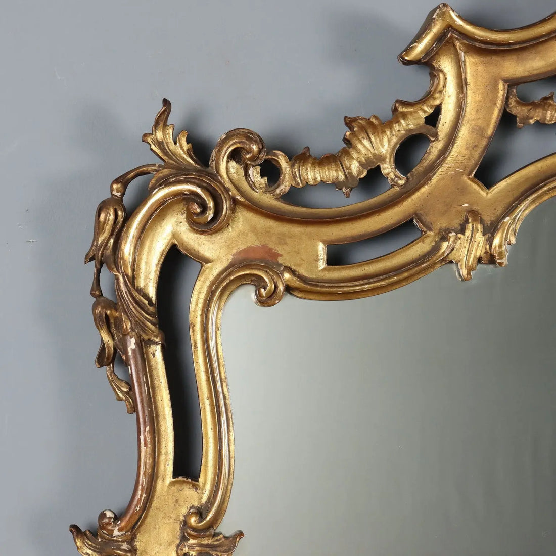 Antique Mirror Carved Gilded Wood Italy Early XX Century - Italy, Early XX Century | Antiques | Mirrors & Frames