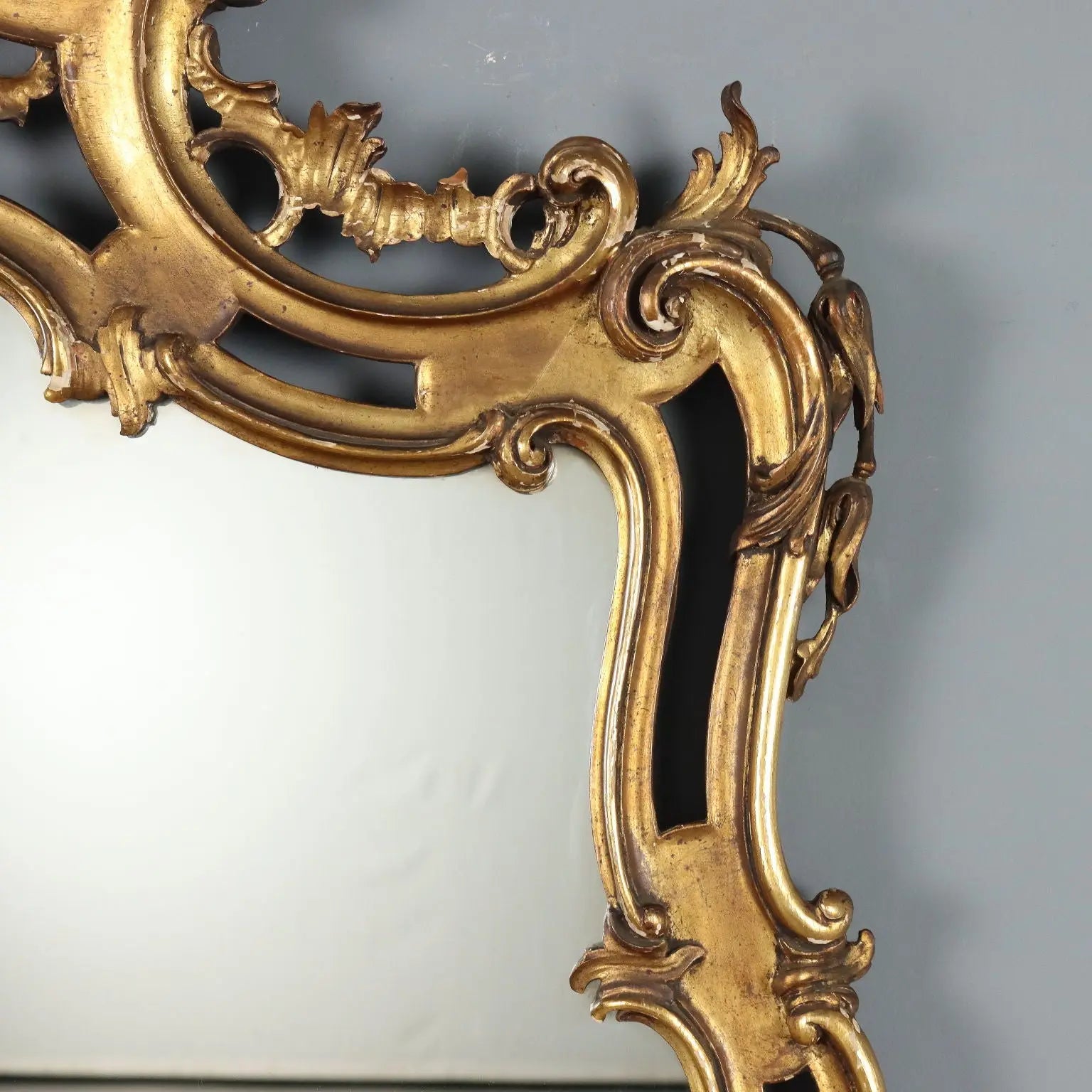 Antique Mirror Carved Gilded Wood Italy Early XX Century - Italy, Early XX Century | Antiques | Mirrors & Frames