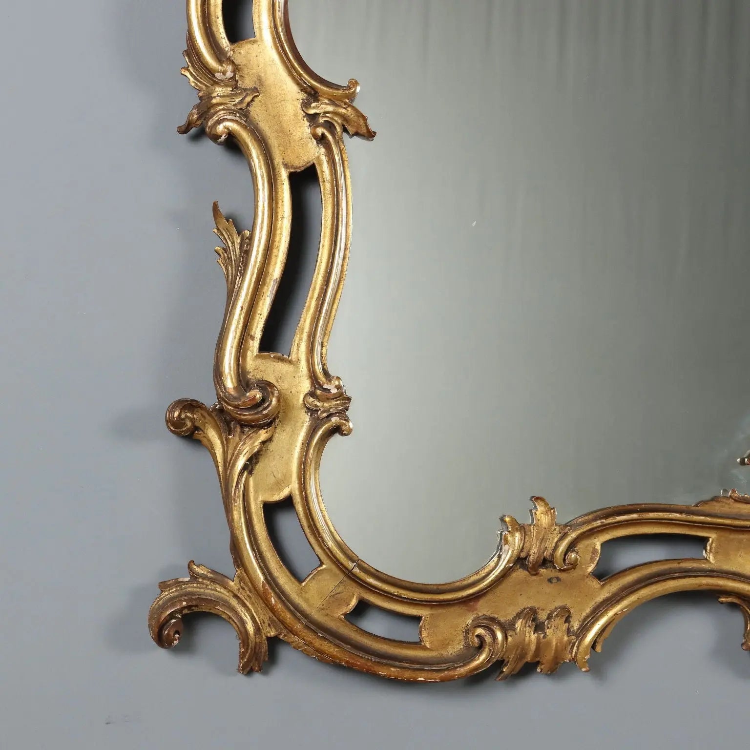 Antique Mirror Carved Gilded Wood Italy Early XX Century - Italy, Early XX Century | Antiques | Mirrors & Frames