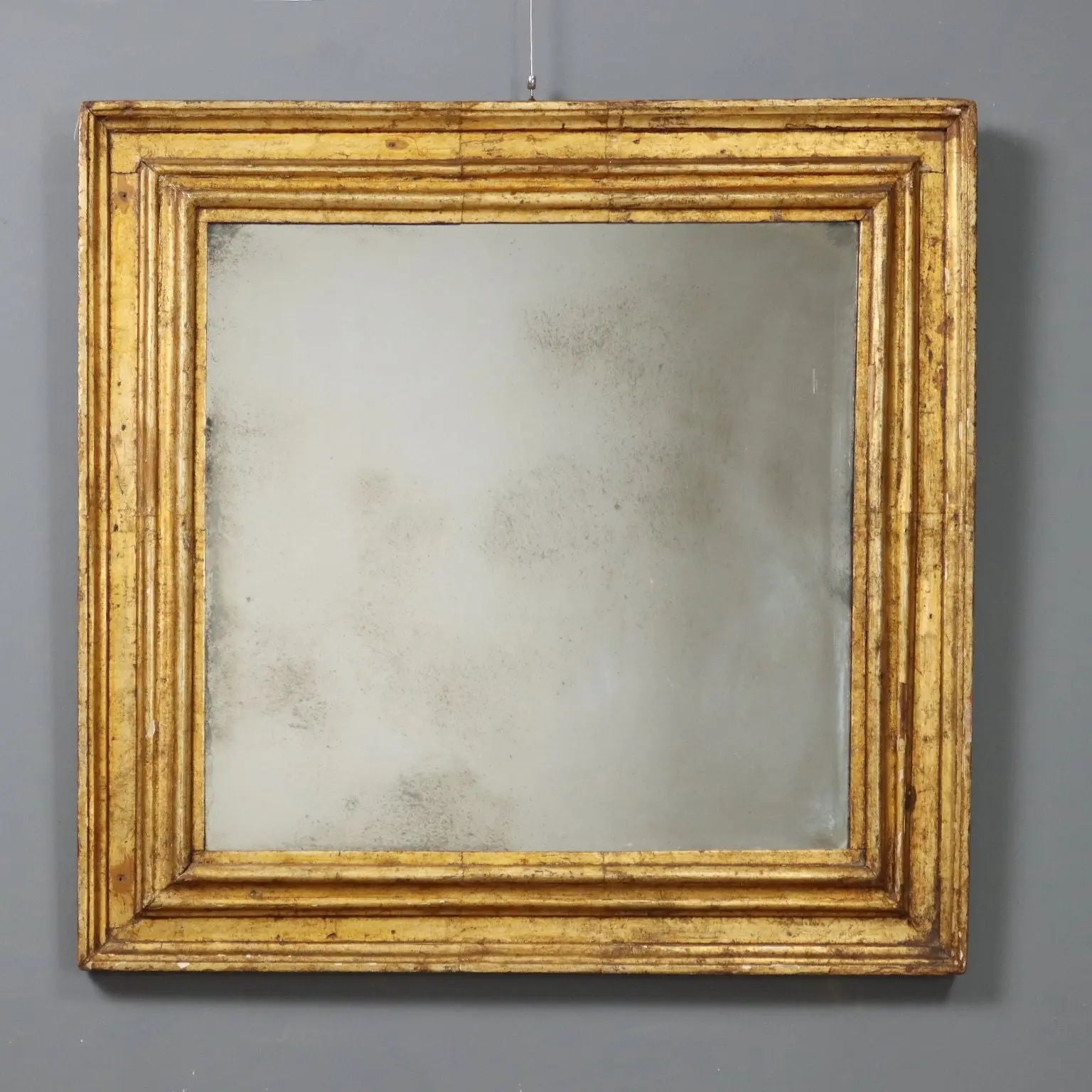 Antique Mirror Moulded Gilded Wood Frame Italy XVIII Century - Italy, Early XVIII Century | Antiques | Mirrors & Frames