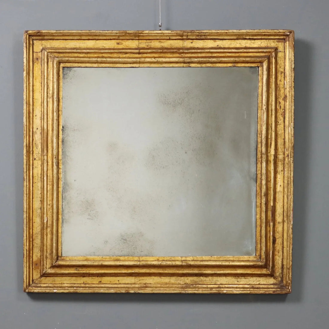Antique Mirror Moulded Gilded Wood Frame Italy XVIII Century - Italy, Early XVIII Century | Antiques | Mirrors & Frames