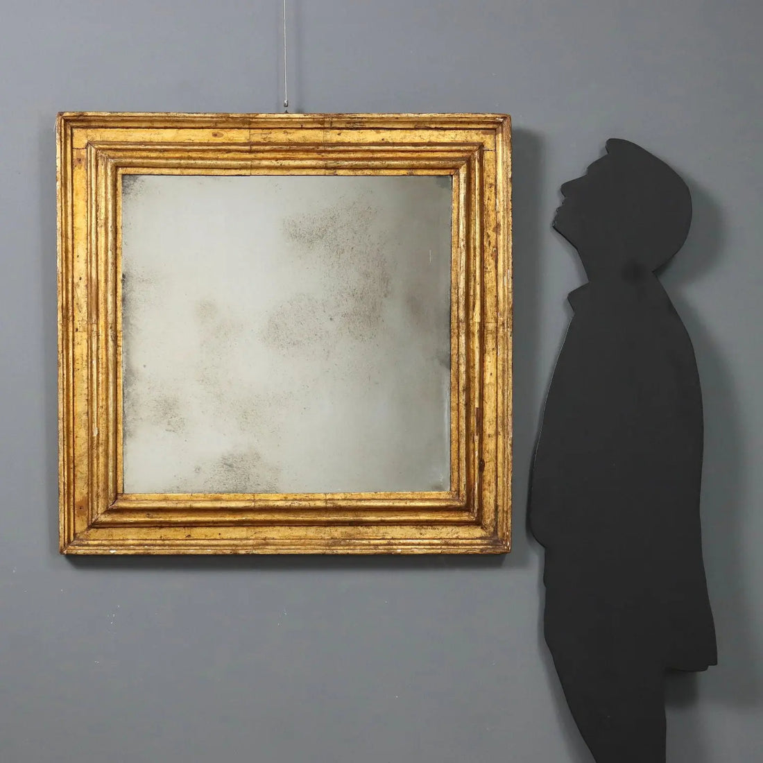 Antique Mirror Moulded Gilded Wood Frame Italy XVIII Century - Italy, Early XVIII Century | Antiques | Mirrors & Frames
