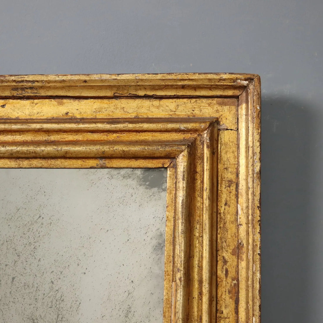 Antique Mirror Moulded Gilded Wood Frame Italy XVIII Century - Italy, Early XVIII Century | Antiques | Mirrors & Frames