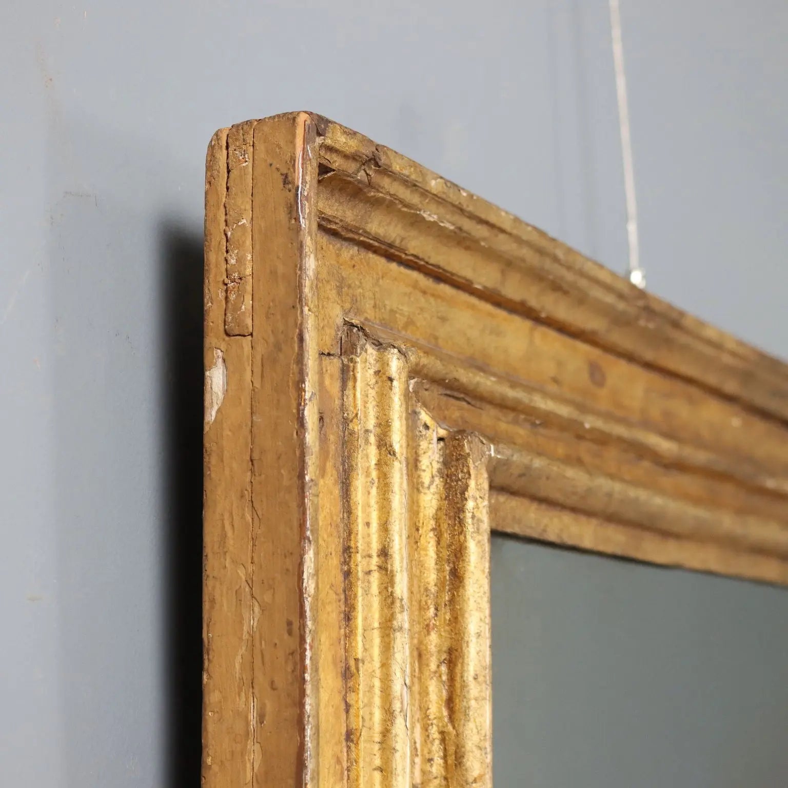 Antique Mirror Moulded Gilded Wood Frame Italy XVIII Century - Italy, Early XVIII Century | Antiques | Mirrors & Frames
