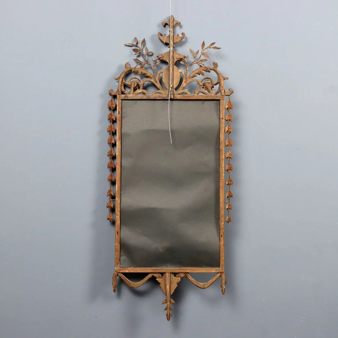 Antique Mirror Neoclassical Style Carved Wood XIX Century