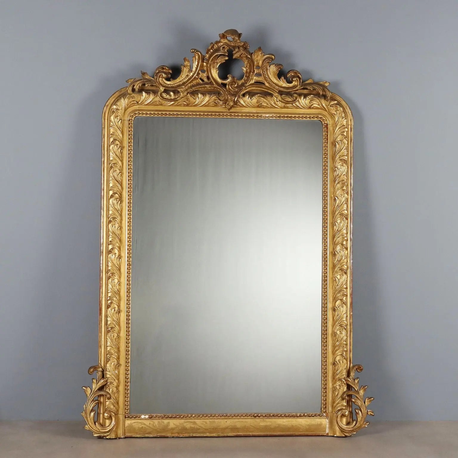 Gilded Eclectic Mirror - Italy 19th Century