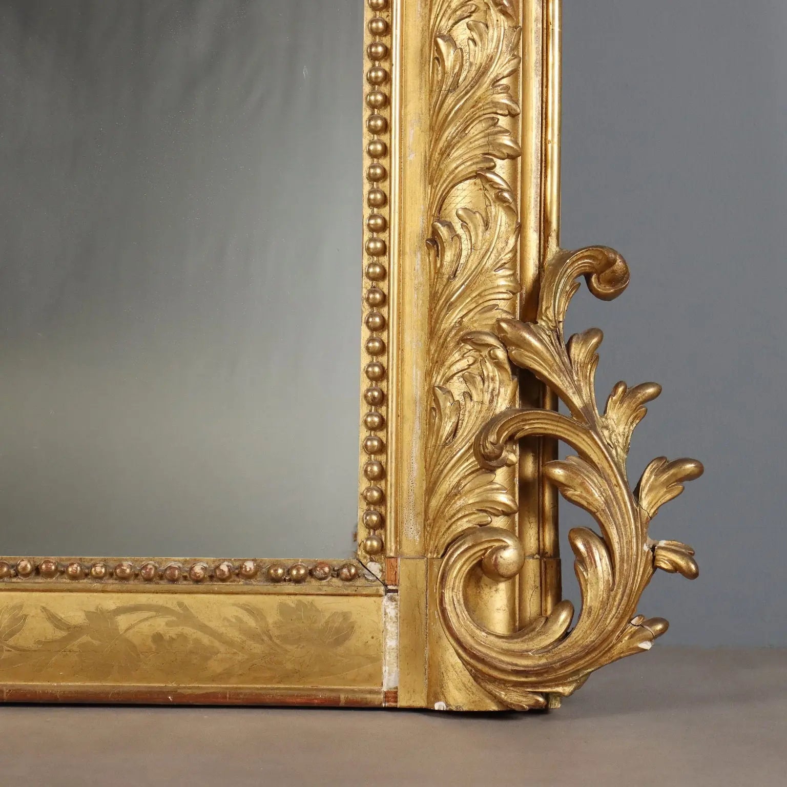 Gilded Eclectic Mirror - Italy 19th Century