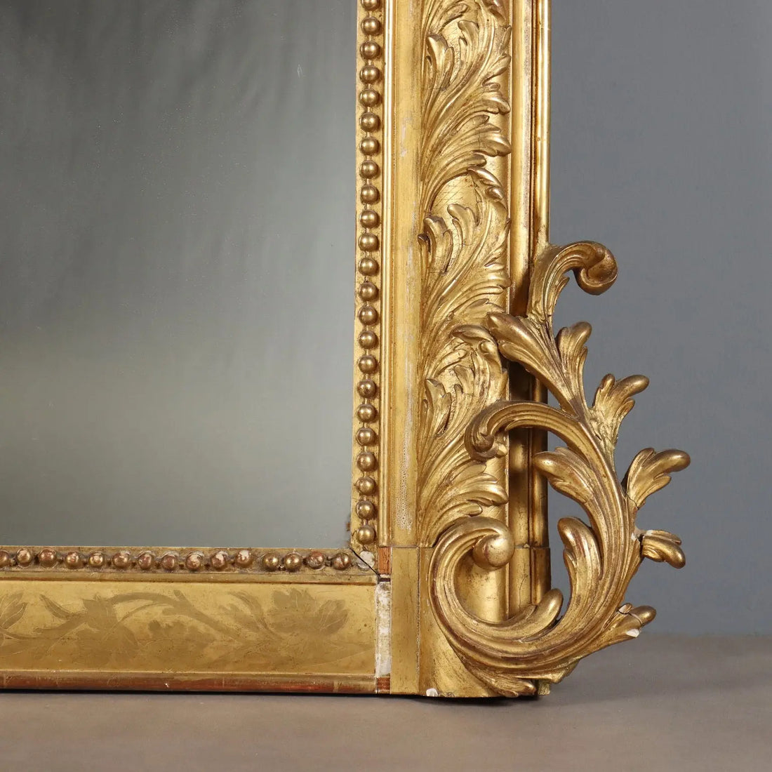 Gilded Eclectic Mirror - Italy 19th Century