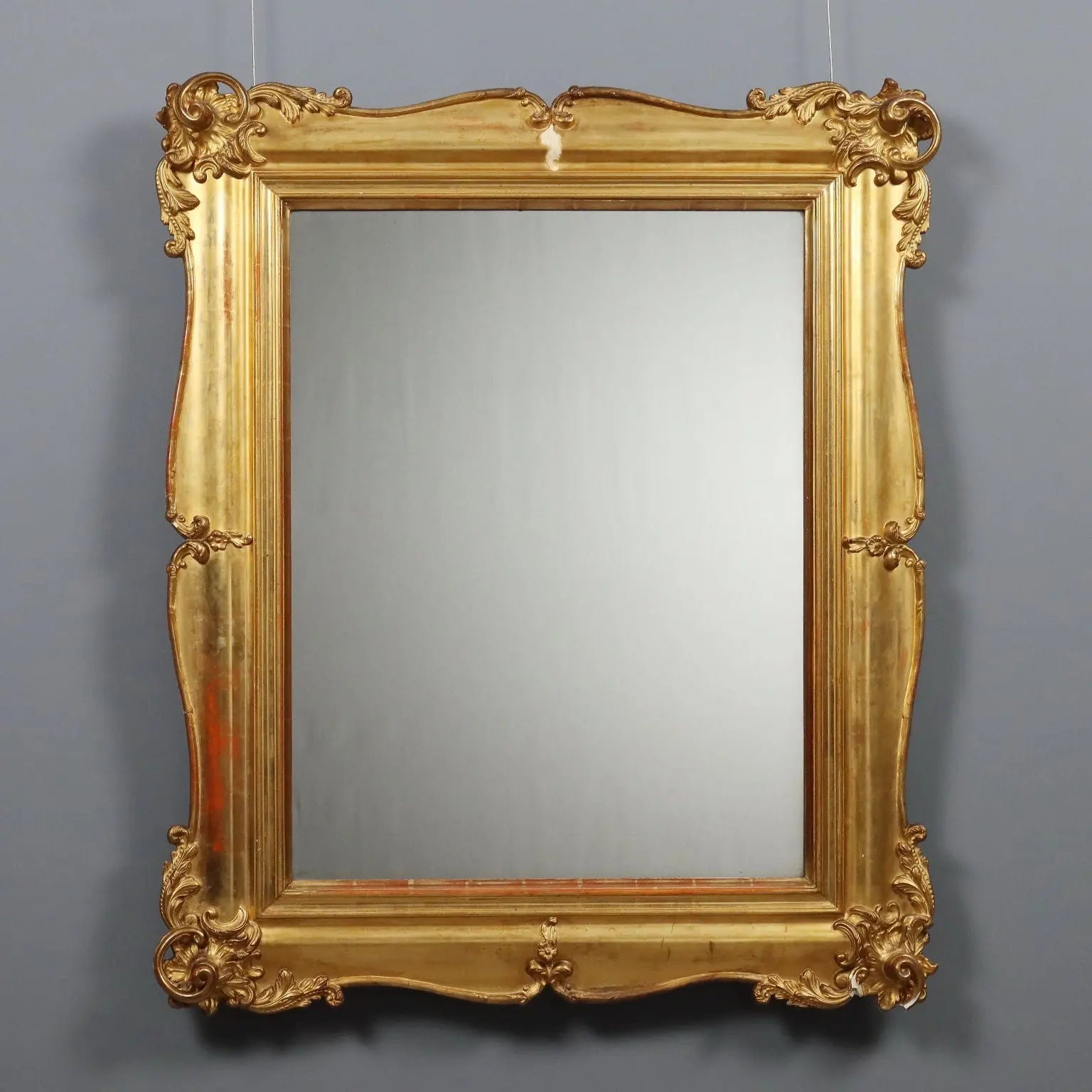 Italian Gilded Wood Mirror - Late 19th Century