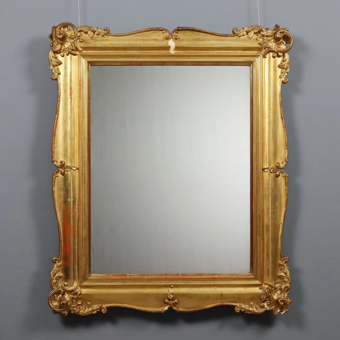 Italian Gilded Wood Mirror - Late 19th Century