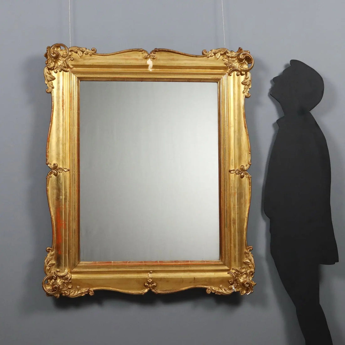 Italian Gilded Wood Mirror - Late 19th Century