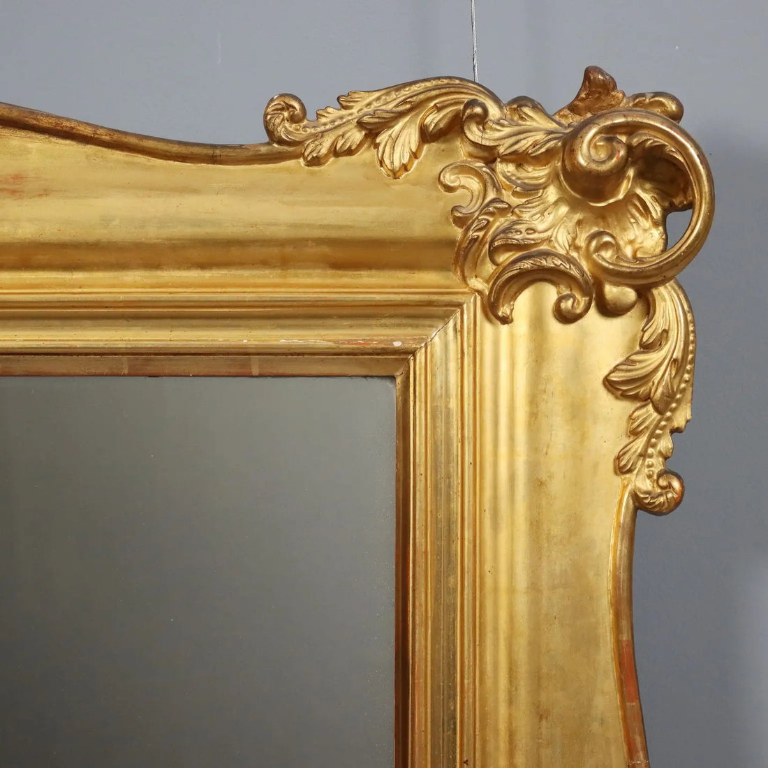 Italian Gilded Wood Mirror - Late 19th Century