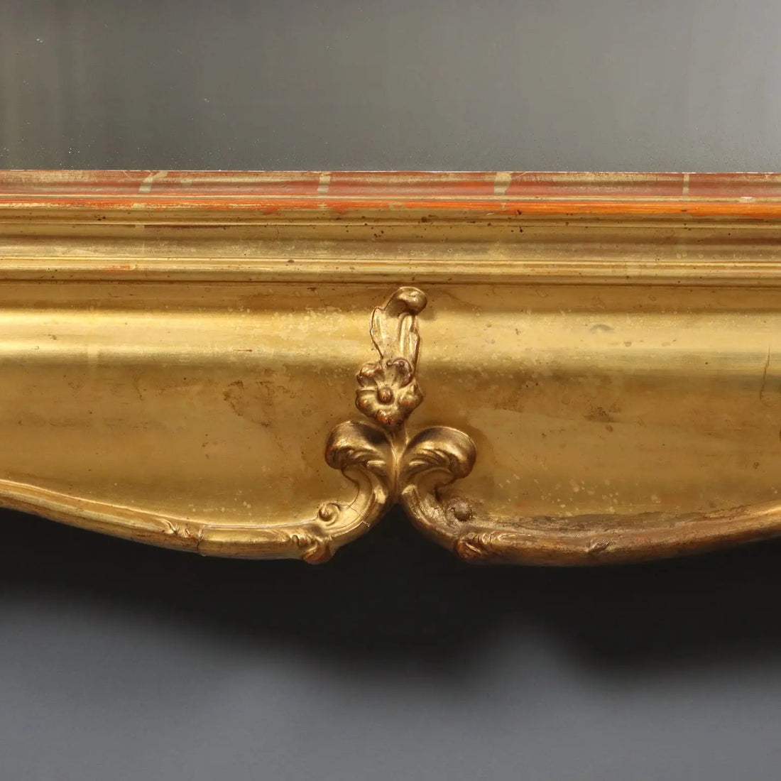 Italian Gilded Wood Mirror - Late 19th Century