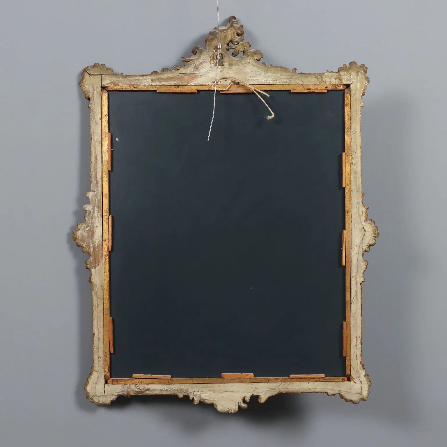 Rococo Mirror with Carved Gilded Frame