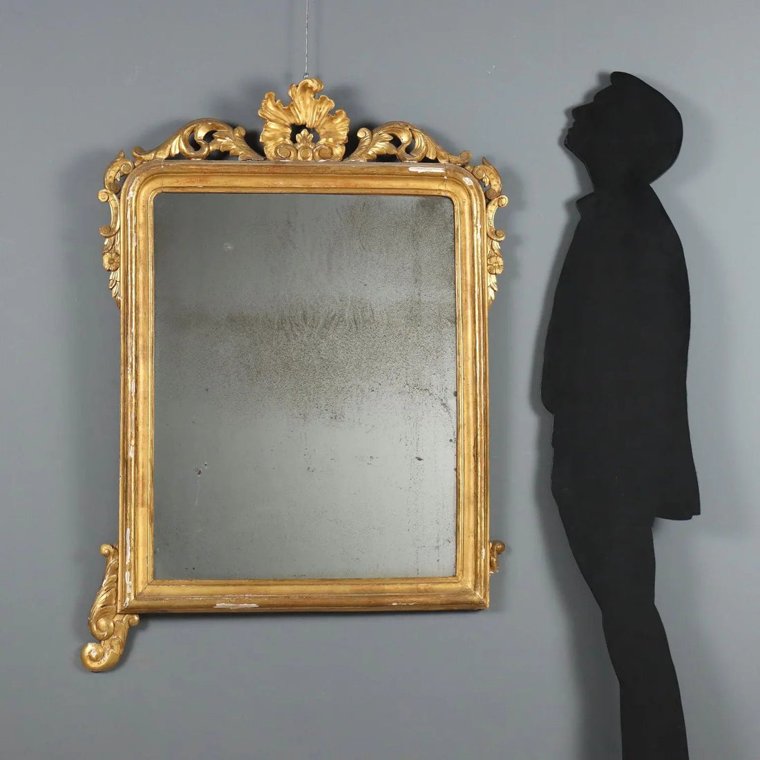 Antique Mirror Carved Gilded Wood Italy XVIII Century - Italy, Late XVIII Century | Antiques | Mirrors & Frames